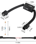 Dimensions of Honda 3.5L V6 VCM Control Harness Plug And Play Engine Management Module Compatible With Pilot Accord Odyssey Ridgeline And Acura