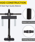 Universal Cylinder Liner Puller Tool Set For Auto And Diesel Engines showing sturdy lead screw and construction