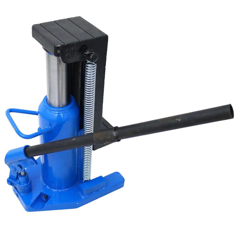 Big Time Air Powered Hydraulic Toe Jack Lift 20 Ton Max Pull 10 Ton Toe Lift Built Different With Heat Treated Steel side view.