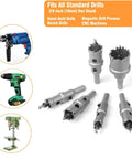 2-Inch (51mm) TCT Hole Saw Kit with spring-loaded pilot bit; tungsten carbide tipped cutters for metal, wood, and plastic (Amazon)