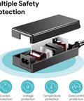 Inner components of 12V AC Power Adapter For Korg KROME EX 61 Key Music Workstation Keyboard Charger, safety protection features