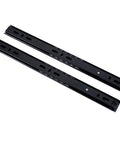 Two Pack Full Extension Drawer Slides With Ball Bearing Side Mounted Cabinet Kitchen Furniture Rails 11 Inch Black