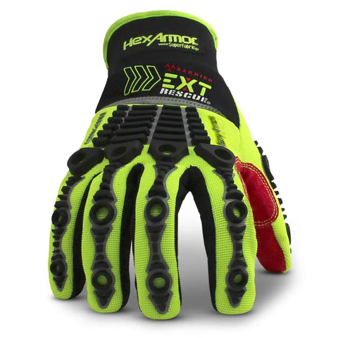 Cut Resistant Impact Protective Extrication Gloves With Waterproof Build And SuperFabric Palm, EXT Rescue 4014 Model, XX Large, Built For Heavy Duty Rescue And Handling Sharp Objects