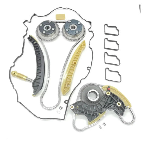 Top Tier Timing Chain Kit For Mercedes Benz W204 W211 W164 M271 1.8 CGI Engine with chains, guides, gears, and gaskets