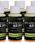 Tracer TP3840-1P6 universal A/C dye, UV fluorescent, 6-pack of 1 oz bottles