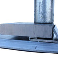 Close-up of Hemming Dies Kit for 12 and 20 Ton Finger Brakes, 32 pieces forming an 8 inch die, unassembled and unwelded, made in the USA