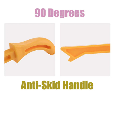 Close-up of Safety Woodworking Push Stick For Table Saws And Router Tables That Keeps Your Hands Safe showing ergonomic design
