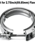 2.75 Inch Quick Release V Band Clamp Stainless Steel 304 For Exhaust Pipe Flanges And Intercooler Piping Easy Open Close