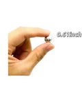Hand holding .61 cal aluminum kinetic projectile for target practice and home defense, compatible with Byrna CL