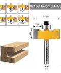 Quarter Inch Shank Rabbet Router Bit With Six Bearings Built Tough For Smooth Clean Rabbets Carbide Tipped With Interchangeable Bearings