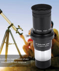 1.25 Inch Plossl Telescope Eyepiece Set With 10mm And 25mm Plossl Eyepieces And 2x Barlow Lens All Metal Body for stargazing