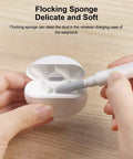 Using Multi Function Cleaning Pen For AirPods Pro 1 2 3 And Earbuds Case Soft Bristle Brush Kit Metal Tip Flocking Sponge to clean