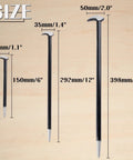 Heavy Duty Rolling Head Indexing Pry Bar Set Three Piece Carbon Steel Kit sizes ranging from 6 to 16 inches for auto body work.