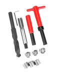 Stainless Steel M16x1.5 Thread Repair Kit 11 Piece Set With Twisted Drill Tap Installation Wrench Breaker Hex Wrench And Six Threaded Inserts For Automotive And Industrial Use Heavy Duty