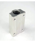 Linear Motion Bearing Slides SCS12LUU for CNC Parts and 3D Printer Upgrades, Pro Grade Ultra Precision Machine Tools, Smooth, Quiet Travel, Durable Axial Guides, High Quality Linear Bearings for Accurate, Repeatable Movement, silver aluminum housing
