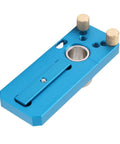 Heavy Duty Aluminum Profile Hole Punch Kit With Precise M6 M8 Step Drill Bits And Positioning Guide For Industrial Frames Machinery Installations And Automation Projects, blue aluminum tool
