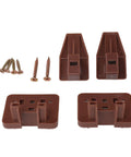 Drawer Track Guide and Glides Set for Smooth Installations Durable Plastic Includes Screws 10 Sets for DIY Furniture Easy Fit