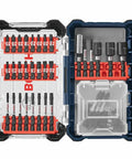 Driven Impact Screwdriving 45-Piece Set In Custom Case 50X Longer Bit Life Precision Milled Tips Torsion Zone Absorbs Torque