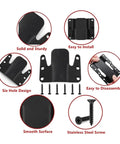 Built Tough Sectional Couch Connectors Universal Modular Sofa Interlocking Clips with hardware and stainless steel screws for easy installation.