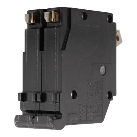 240 Volt 40 Amp Double Pole Circuit Breaker UL Listed 10kAIC Heavy Duty Built Tough For Home Panels And Light Commercial Use High Load Protection And Easy Install black breaker