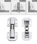 Stainless Steel Cabinet Hinge With Soft Close Hydraulic Damper Buffer For Smooth Door Action Durable Furniture Hardware