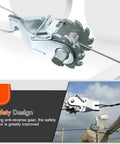 Heavy Duty Inline Wire Tensioner Kit For Electric Fences And Farm Fencing, rugged ratchet tensioner showcasing safety design
