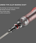 No Nonsense Pneumatic Reciprocating Sander Pen Delivering Sick 35000 Rpm Performance with turbine type alloy bearing shaft.