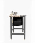 Killer Dual Intake Dust Box For Router Table Rig equipped with heavy duty dual ports and shop vac hookup.
