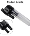 Heavy Duty Vacuum Dust Box Separator Bucket For Clogs Effortlessly Compatible With Standard Shop Vacs transparent and solid black filter design.