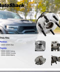 Rear Wheel Hub Bearing Assembly For 2003-2008 Toyota Corolla Matrix Pontiac Vibe Left Or Right 1-Piece Without ABS