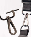 4 Pack Shoulder Strap Swivel Hooks For Bags Detachable Clasps Clip Hooks Buckle For Crossbody Purses Laptop Bags Messenger Bags And Briefcases Includes Gold And Gunmetal Finishes Heavy Duty Build, close-up view.