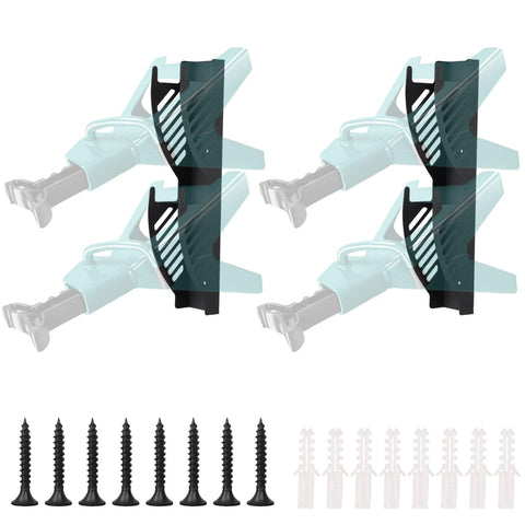 Two Pack Jack Stand Wall Mount Organizers For Garage Heavy Duty Solid Steel Vertical Storage Racks Mounts 2 And 3 Ton Stands Durable Car And Trailer Garage Organization Accessories, screws included.
