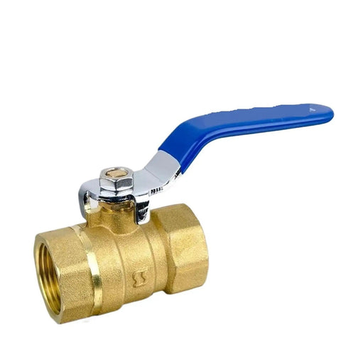 Heavy Duty 1 1/4 Inch Solid Brass Ball Valve With Sturdy Lever Handle And BSP Threads Leak Proof Design For Copper Pipes Works Like A Charm Fast Flow Control Pro Plumbing Gear.