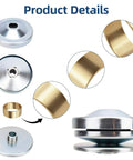 Bronze Torque Converter Bushings For 30 Series Driver Pulleys Ideal Upgrade For Mini Bikes And Go Karts Fits A Three Quarter Inch Shaft Rock Solid Durable High Performance Replacement For Smooth Acceleration And Longer Lasting Rides, bronze bushings and pulley detail