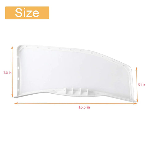Dryer Lint Filter Screen Replacement For Whirlpool Amana 16.5 inch white filter with size dimensions