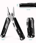 15 In 1 Multitool Pliers With Spring Loaded Head And Thick Hardened Steel Skeleton Handle Go To EDC For Camping And Home Repairs