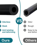 Comparison of Heavy Duty Silicone Vacuum Hose For Cars, 10 Ft Length, 1/8 Inch ID, 130 PSI Max with an alternative product