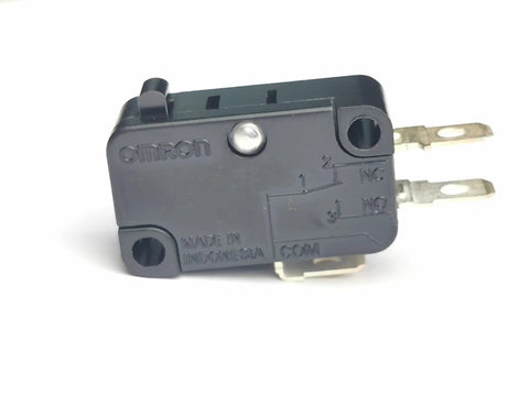 Pin Plunger Micro Switch With Snap Action SPDT, 15A 250V AC DC, Normally Open And Normally Closed Contacts, Solder Terminals, Screw Mount