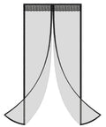 Easy Install Magnetic Screen Door With Pet Friendly Mesh Hands Free Entry For Indoor Outdoor Use Fiberglass Net With 26 Magnets
