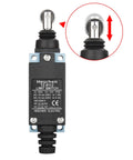 Workhorse Industrial Grade Limit Switch With Parallel Roller Plunger Enclosed 1NO 1NC Momentary 250VAC 10A front view