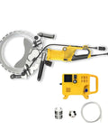 Rugged Circular Electric Concrete Saw With Water Feed Dust Removal For Granite And Porcelain 2200 RPM showing the tool, water pump, and additional components.