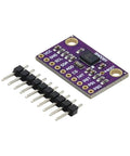 9DOF Sensor Module With BNO080 BNO085 For DIY Robotics And Embedded Projects Ultra Accurate 9 Axis IMU With gyro, accel, mag; I2C/UART compact purple PCB with header pins