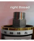 2 Inch DN50 Cooling Water Copper Swivel Rotary Union Connector Right Threaded 360 Degree Rotation Leak Resistant Smooth Flow Top Notch Cooling System Fitting, right thread