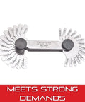 Steel Screw Pitch Gauge With Locking Device Heavy Duty Pro Grade For Construction And Home Improvement 0.25-2.50 mm Range