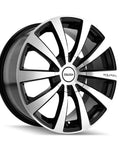 TOUREN TR3 wheel, 16x7, gloss black machined, 4-100/4-114.3 bolt pattern, 42mm offset, 67.1mm bore, 1 wheel