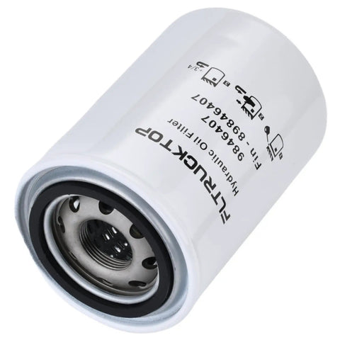 Hydraulic Oil Filter For New Holland 3 Cylinder Tractors And Ford 3 Cylinder Models Including 1715 1520 1320 1120 1215 1510 1620 1220 1710 Replacement BT8391 SBA340500610 SBA340500380 9846407 shown at an angle