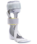 Everyday AFO Foot Drop Brace For Men And Women Lightweight Ankle Foot Orthosis Medium Left, supportive design in grey material.