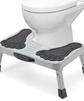 7 Inch Metal Toilet Stool Collapsible Potty Stool for Adults and Kids Elevates Your Feet for Natural Pooping Posture