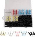 Get These 400 PCS Solder Seal Wire Connectors Heat Shrink Kit For Waterproof Electrical Work. Crank Up Your Connections With All In One Tool That Melts Low To Seal And Conduct Like A Boss No Extra Tools Needed Dual Layer Polyolefin Shell Keeps Stuff. 400pcs color-coded wire connectors in storage case for automotive and marine wiring