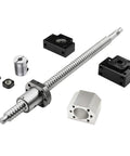 Beefy Two Pack 500mm Linear Rail SBR16 and SFU1605 Ball Screw Set with components for CNC machines